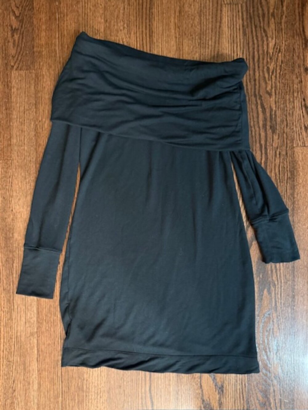 Lilly Pulitzer Black Off The Shoulder Modal Dress Size S 002427